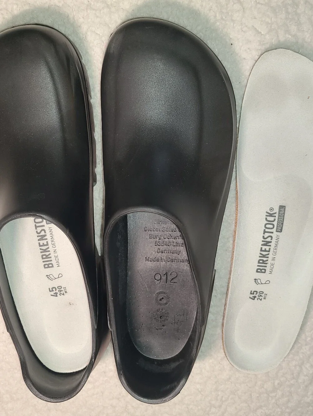 BIRKENSTOCK EU45 USM12 Wide Rubber Nonslip Clogs Utilitarian Gorpcore Minimalist